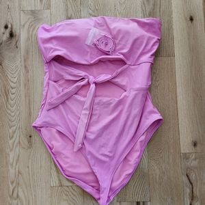 Aerie One piece pink swimsuit size XL